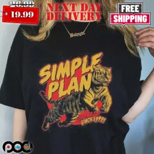 Simple Plan Killing It Since 1999 Tigers Shirt