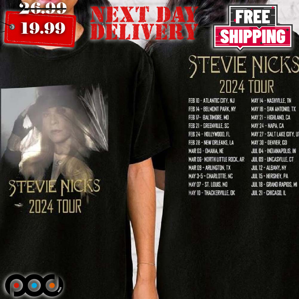 Stevie Nicks 2024 Live In Concert Tour Shirt Stevie Nicks 2024 Live In Concert Tour Shirt