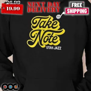 Take Note Utah Jazz Basketball Shirt