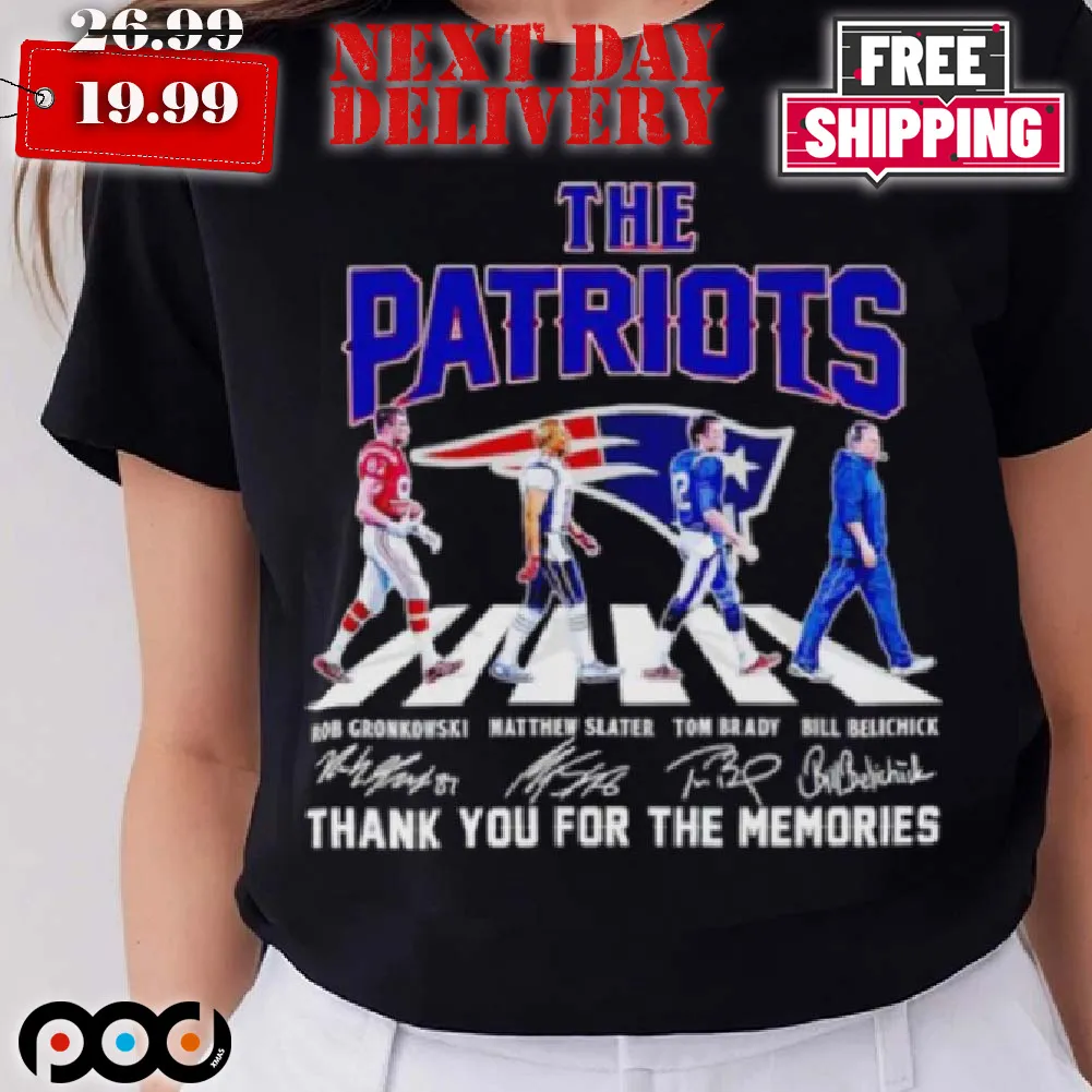 The Patriots Abbey Road Thank You For The Memories Shirt