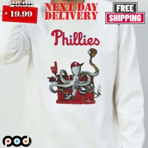 Philadelphia Phillies Octopus 2024 Baseball Shirt