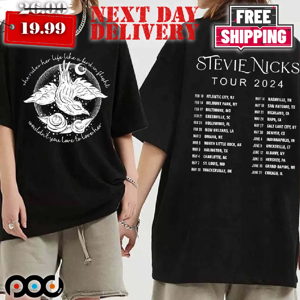 Stevie Nicks 2024 Tour Vingtage Shirt