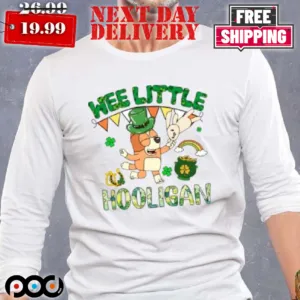 Bluey Little Hooligan Bingo Patricks shirt