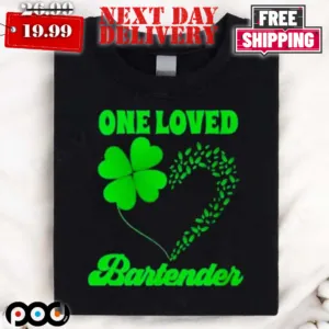 Clover Heart One Loved Bartender Patirck Shirt