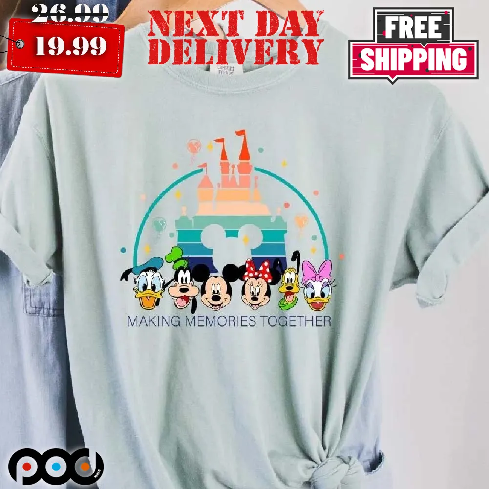 Disney Making Memories Together Disneyland Castle Shirt
