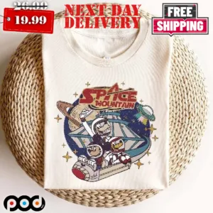 Disney Mouse And Friends Space Mountain Magic Kingdom Shirt