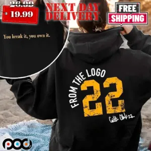 From The Logo 22 Caitlin Clark You Break It You Own It Shirt