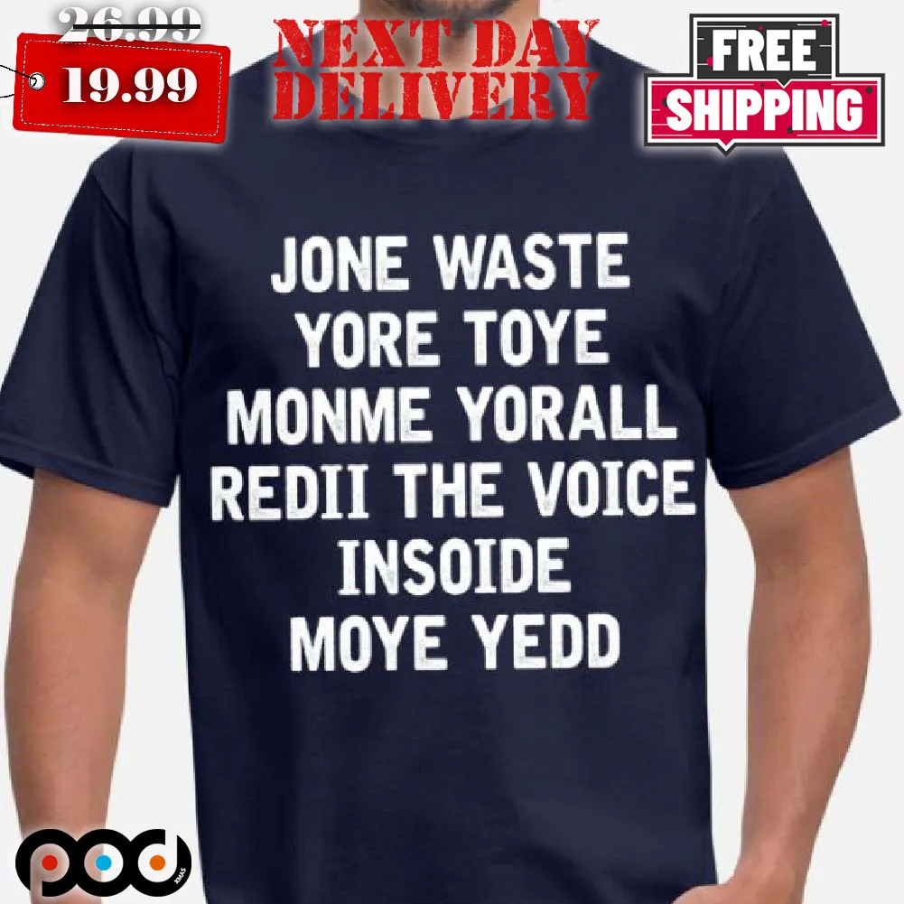 Jone Waste Yore Toye Monme Shirt