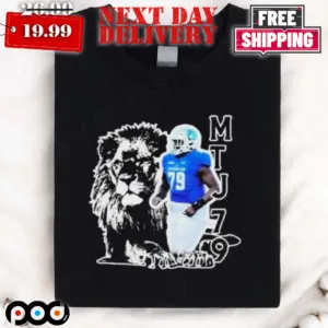 Mike Todd Jr 79 Detroit Lions Player Shirt