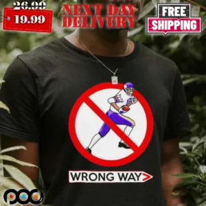 Minnesota Vikings Jim Marshall Wrong Way Shirt