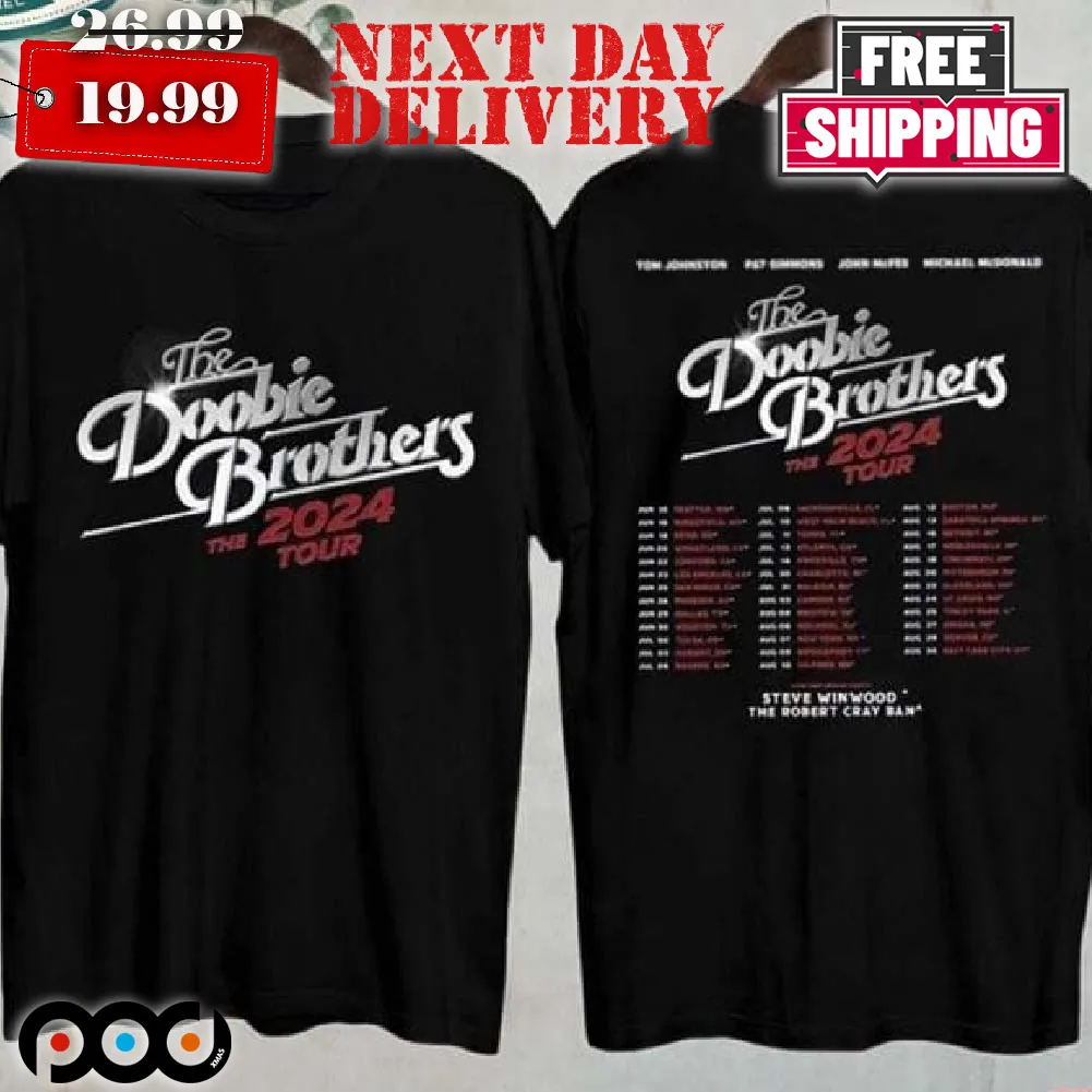 The Doobie Brothers 2024 Tour Shirt