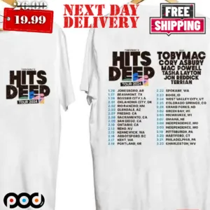 Tobymac Hits Deep Tour 2024 Shirt Rapper Concert Shirt