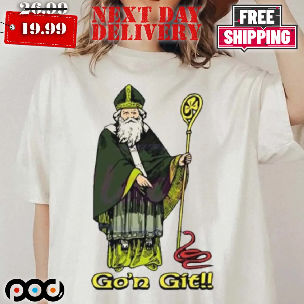 Snake Red Gon Git St Patricks Day Vicar shirt