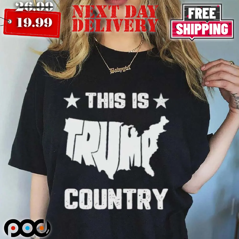 This Is Trump Country Usa Map Shirt
