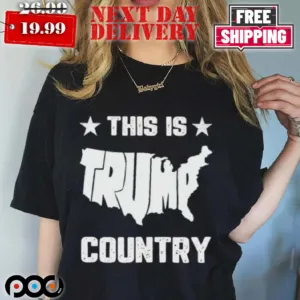 This Is Trump Country Usa Map Shirt