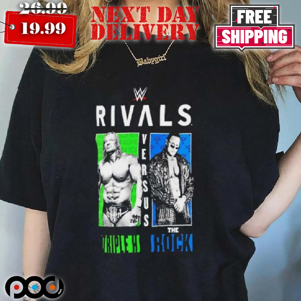 Triple H Vs The Rock Rivals Shirt
