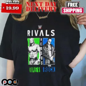 Triple H Vs The Rock Rivals Shirt