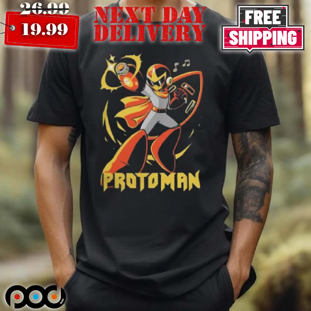 Mega Man Heavy Metal Proto Man Shirt