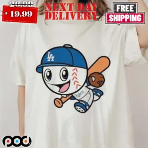 Mr Dodger Running Play Baseball shirt