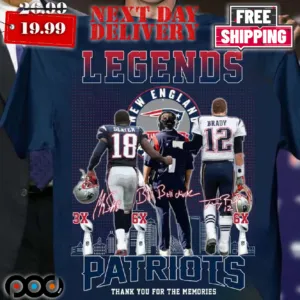 New England Patriots Legends Thank You For The Memories Shirt