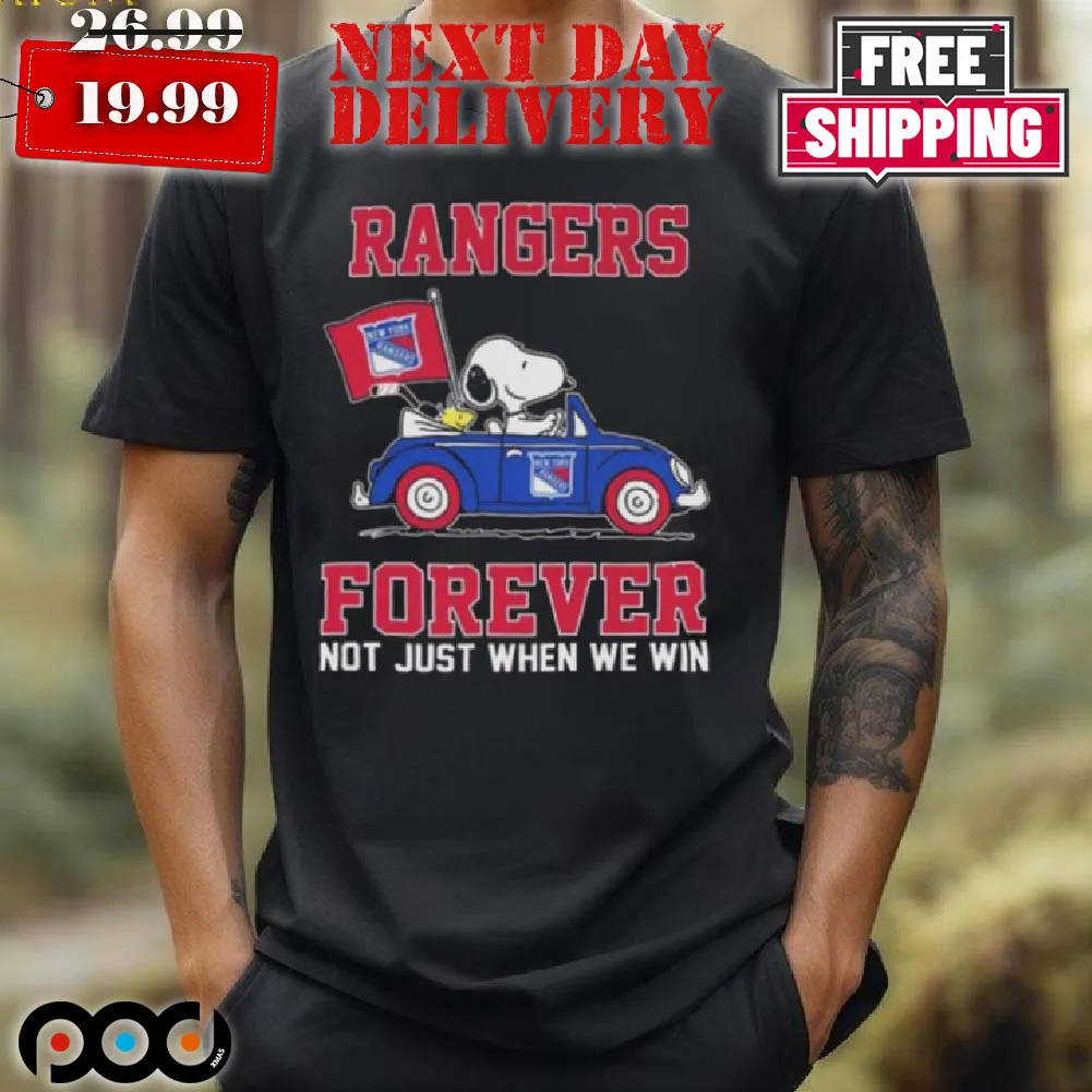 New York Rangers Love Snoopy Forever Fan Shirt