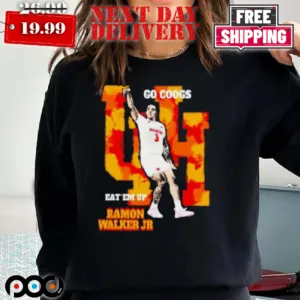 Ramon Walker Jr. Houston Cougars Go Coogs Eat Em Up Shirt