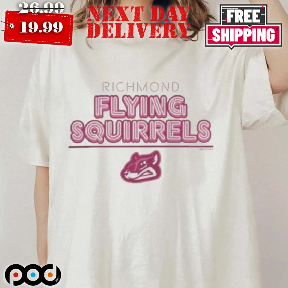 Richmond Flying Squirrels Girls Retrolight Shirt
