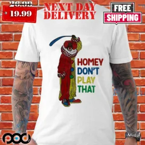 Shannon Sharpe Wearing Homey Don't Play That Shirt