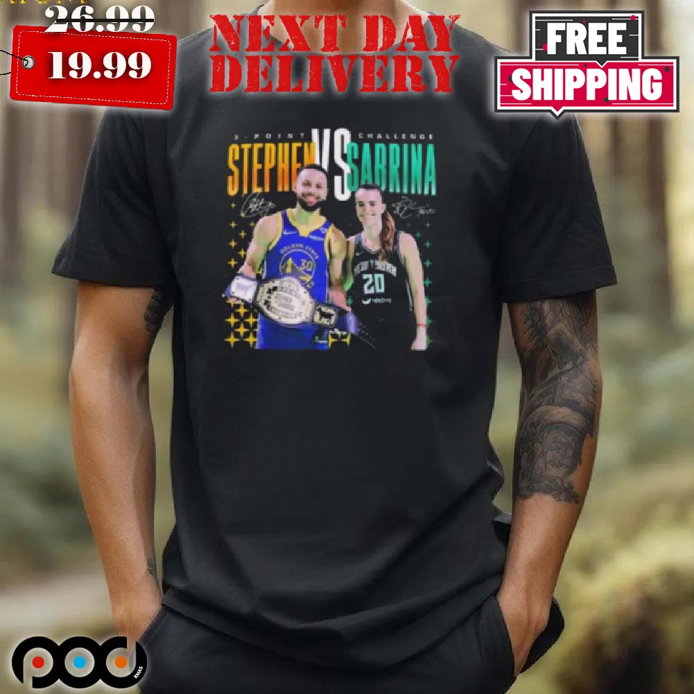 Steph Curry X Sabrina Ionescu Signatures Shirt
