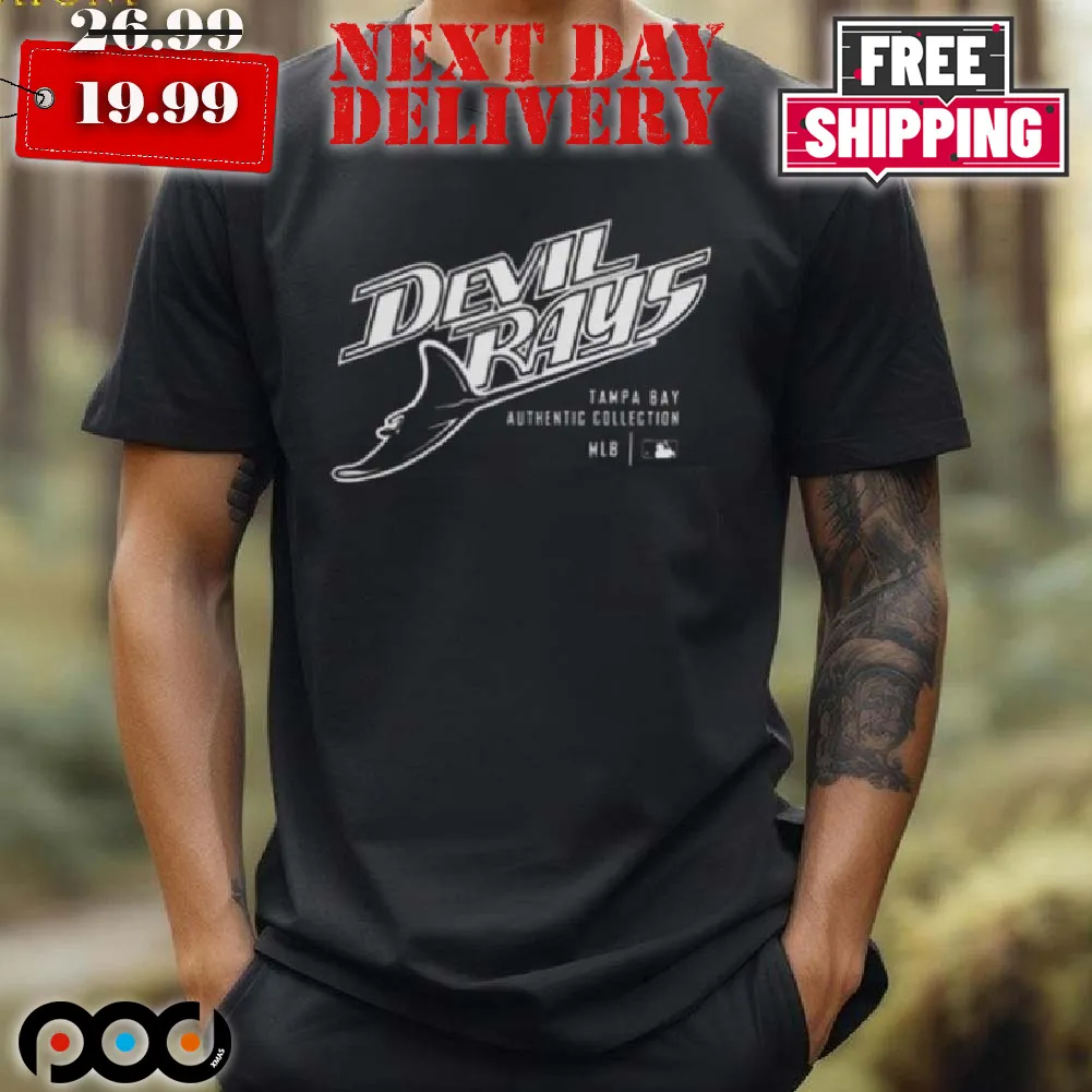 Tampa Bay Rays Authentic Collection Practice Performance Logo Shirt