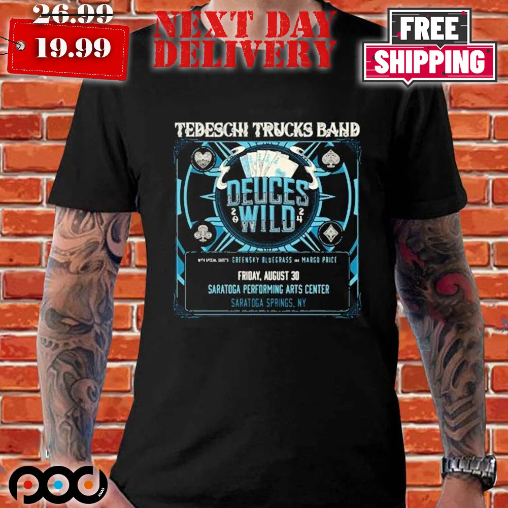 Tedeschi Trucks Band August 30 2024 Saratoga Springs Shirt