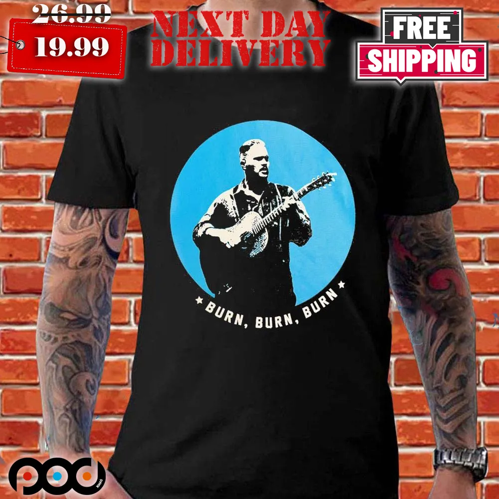 Zach Bryan Blue Dot Burn Burn Burn Shirt