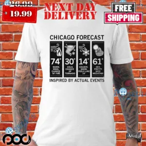 Chicago Forecast Inspired By Actual Events Shirt
