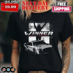 Daniel Suarez Checkered Flag Sports 2024 Ambetter Health 400 Race Win Shirt