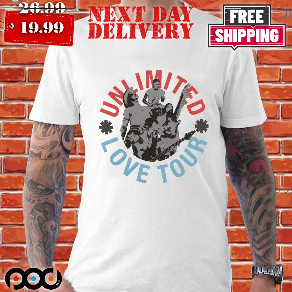 Unlimited Love Tour Red Hot Chili Pepper Shirt