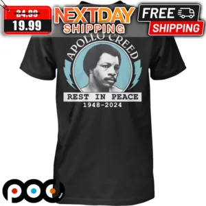 Apollo Creed Rest In Peace 1948-2024 There Is No Tomorrow Shirt