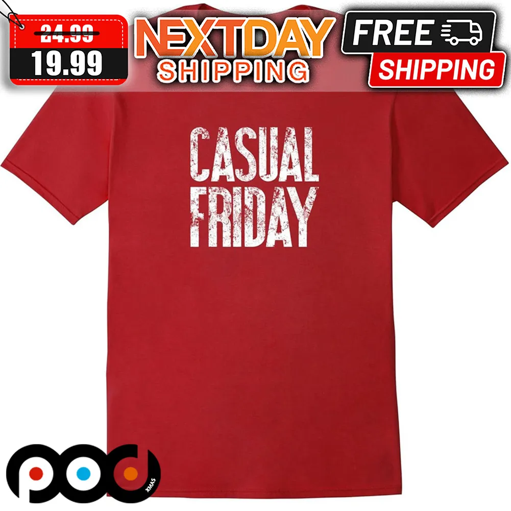 Casual Friday Red Shirt