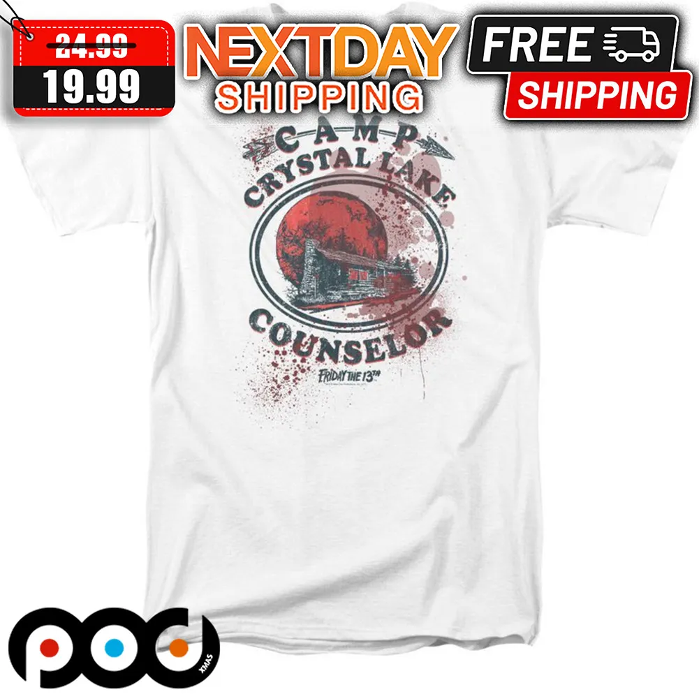 Friday the 13th Bloody Camp Crystal Lake Counselor Shirt