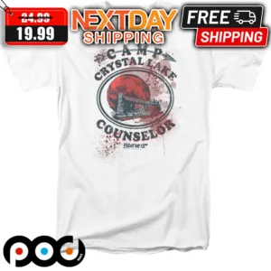 Friday the 13th Bloody Camp Crystal Lake Counselor Shirt