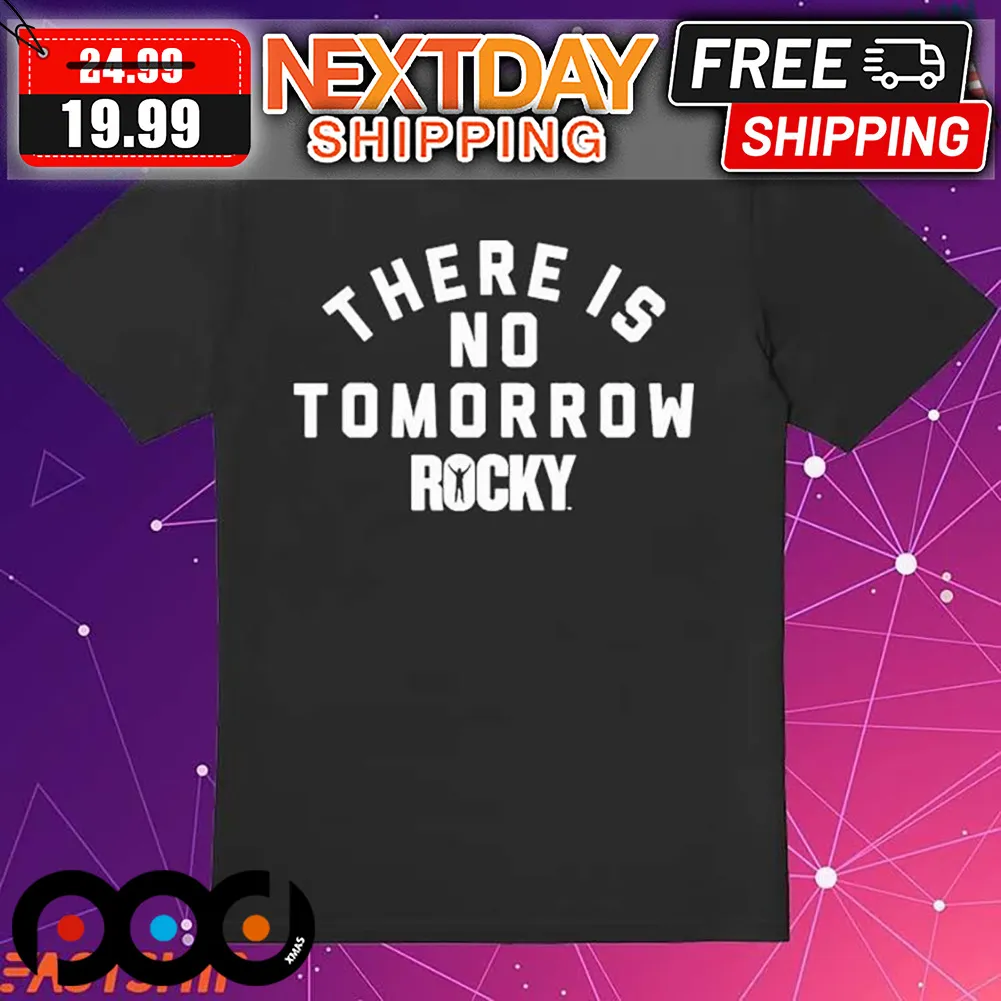 There Is No Tomorrow Apollo Creed Rest In Peace Shirt
