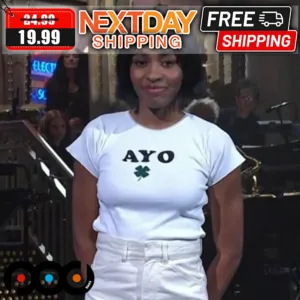 Ayo Four Leaf Clover Edebiri Shirt