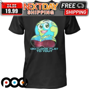 Big Boobs Earth Do I Look Flat To You Shirt