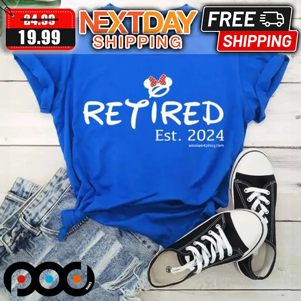 Mickey Retired Est 2024 Disney Shirt