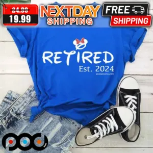 Mickey Retired Est 2024 Disney Shirt
