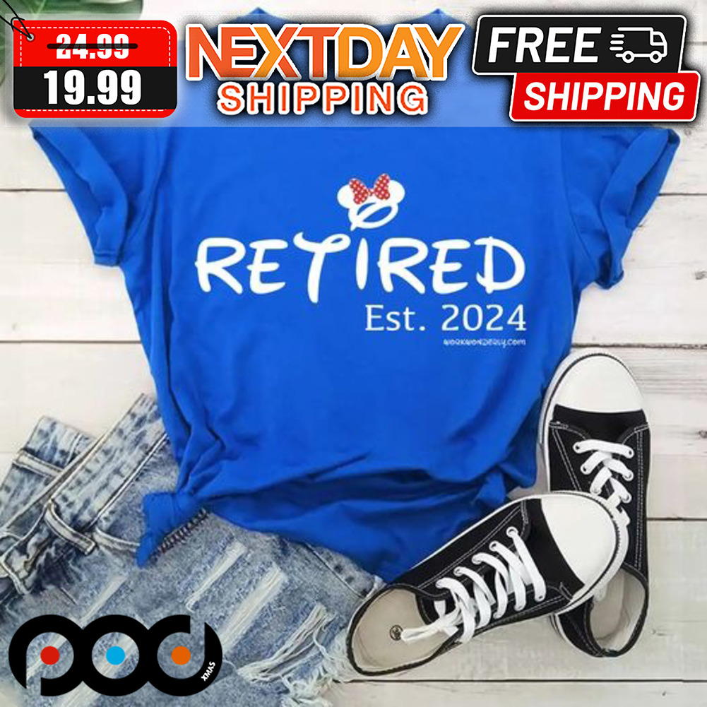Mickey Retired Est 2024 Disney Shirt