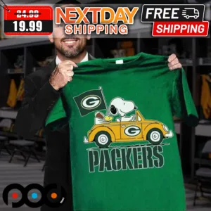 Snoopy Green Bay Packers Super Bowl LVIII Shirt