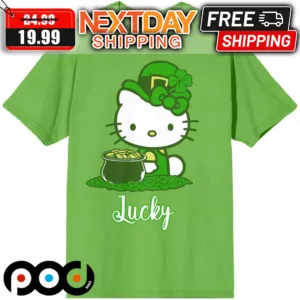 St Patrick Day Hello Kitty Lucky Shirt