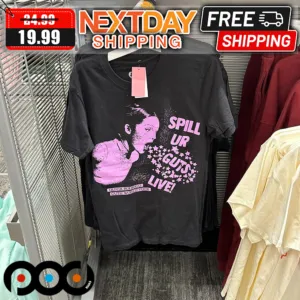 Olivia Rodrigo Guts World Tour Spill Ur Guts Live Shirt