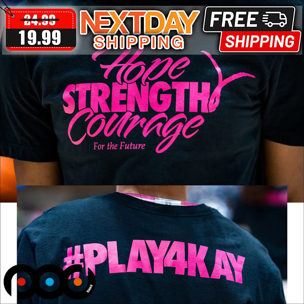 Hope Strength Courage For The Future Play4kay Basketball Shirt