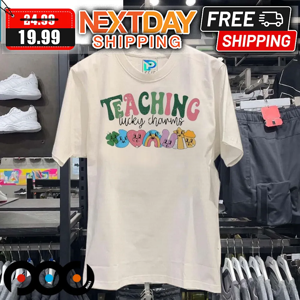 Teacher Teaching Lucky Charms St Patrick Day Shirt